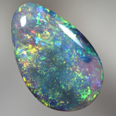 SOLID SEMI BLACK OPAL Never ending colour moves brightly  With VIDEO